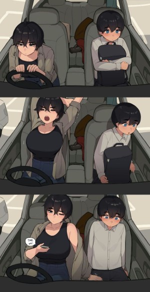 อ่านโดจิน นั่งรถกลับบ้านกับน้องชาย แปลไทย