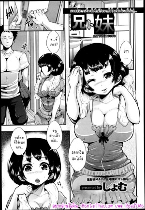 อ่านโดจิน ความรู้สึกที่พี่ซ่อนไว้ต่อน้องสาว แปลไทย