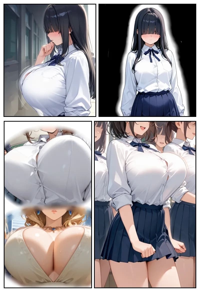 โลกที่มีแต่ฉันเท่านั้นที่แข็งได้ (Ore shika Bōki dekinai Sekai K-cup Bakunyuu Inkyakya Oshiego Sei Onaho-ka Keikaku | The World Where Only I Can Get An Erection K-cup Huge Breasted Introverted Student Girl Onaholization Plan [AI Generated] [Thai ภาษาไทย]) แปลไทย การ์ตูนโป๊ หน้า 110