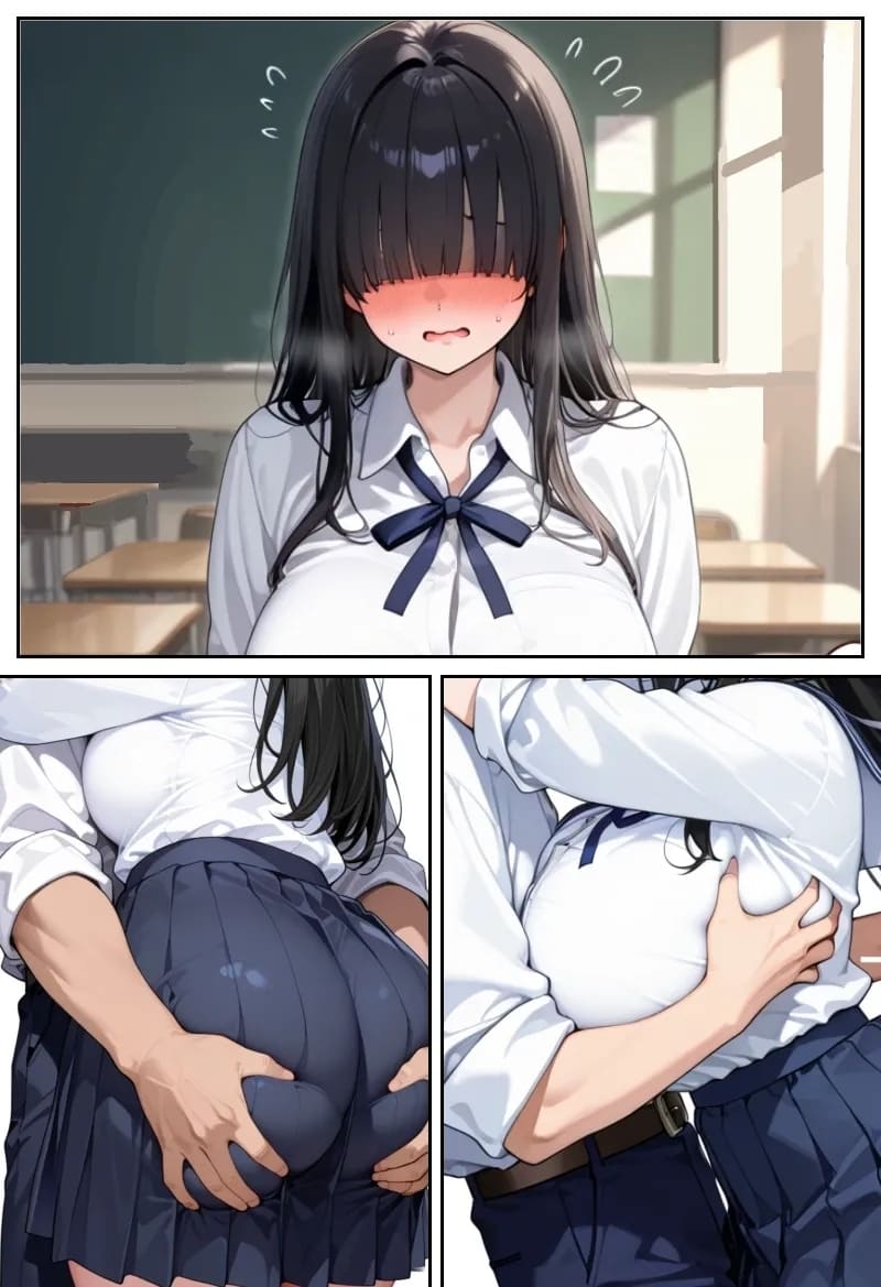 โลกที่มีแต่ฉันเท่านั้นที่แข็งได้ (Ore shika Bōki dekinai Sekai K-cup Bakunyuu Inkyakya Oshiego Sei Onaho-ka Keikaku | The World Where Only I Can Get An Erection K-cup Huge Breasted Introverted Student Girl Onaholization Plan [AI Generated] [Thai ภาษาไทย]) แปลไทย การ์ตูนโป๊ หน้า 143